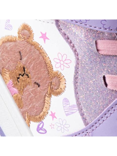 TENIS CASUAL URBANO BOTA GLITTER BLANCO VAVITO - Imagen 7
