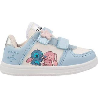 TENIS CASUAL URBANO CHOCLO CONTACTEL STITCH CIELO DISNEY