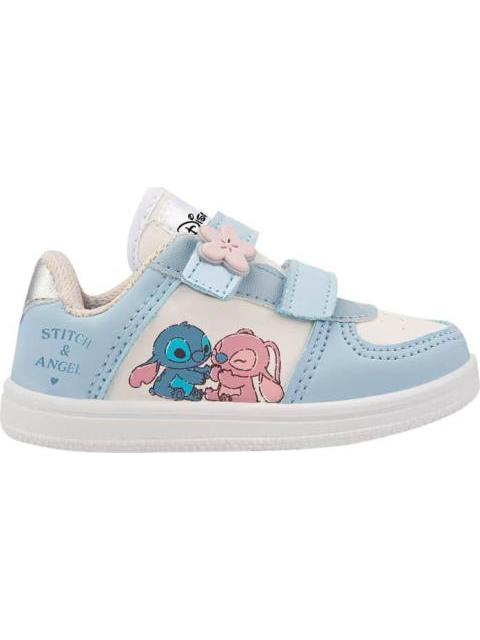 TENIS CASUAL URBANO CHOCLO CONTACTEL STITCH CIELO DISNEY