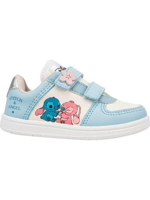 TENIS CASUAL URBANO CHOCLO CONTACTEL STITCH CIELO DISNEY - Imagen 2