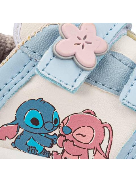 TENIS CASUAL URBANO CHOCLO CONTACTEL STITCH CIELO DISNEY - Imagen 6