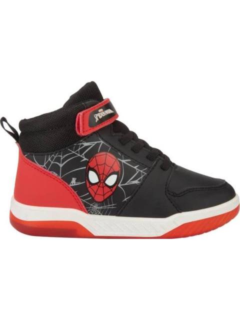 TENIS CASUAL URBANO CHOCLO NEGRO SPIDERMAN