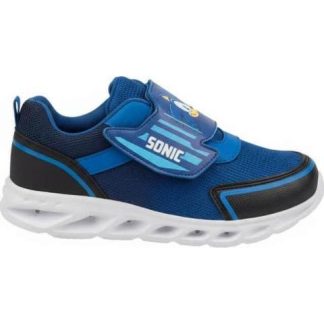 TENIS CASUAL URBANO CHOCLO SONIC LUCES AZUL SONIC