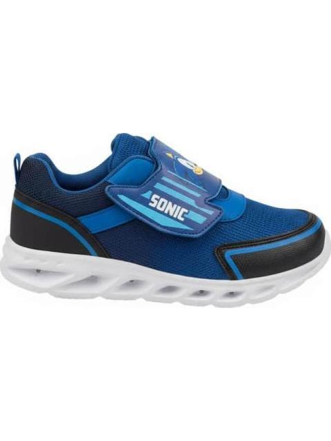 TENIS CASUAL URBANO CHOCLO SONIC LUCES AZUL SONIC