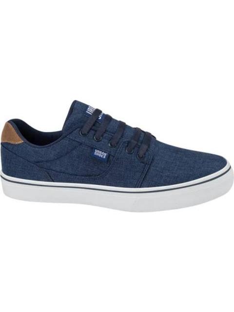 TENIS URBANO CLASICO SKATE AZUL MARINO URBAN SHOES - Imagen 2