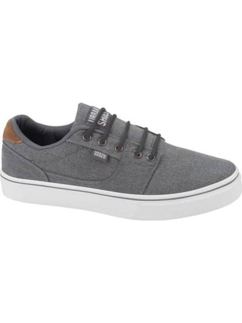 TENIS URBANO CLASICO SKATE GRIS URBAN SHOES - Imagen 2