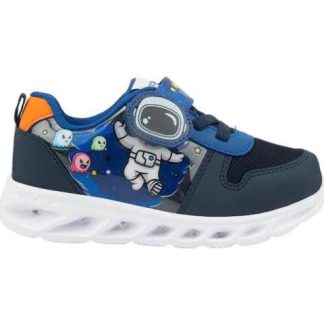 TENIS CASUAL URBANO CON LUCES AZUL MARINO VAVITO