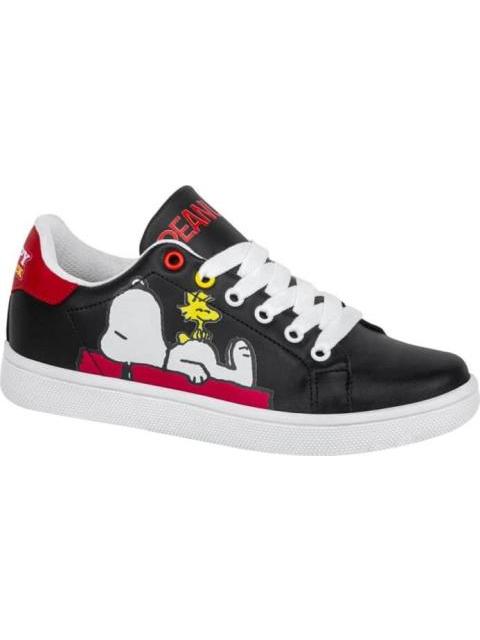 TENIS CASUAL URBANO NEGRO PEANUTS - Imagen 2