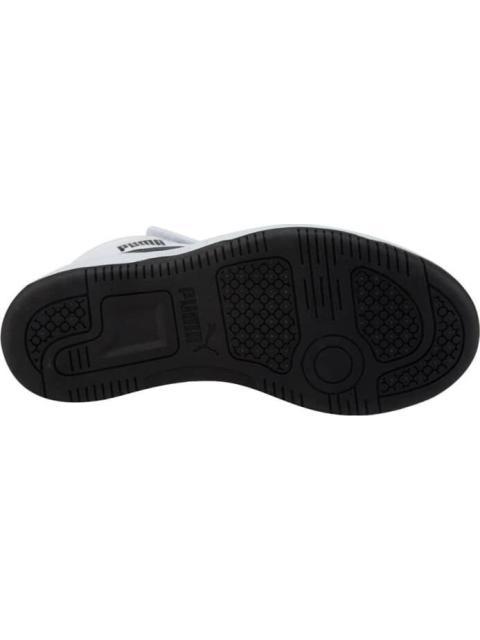 TENIS CASUAL URBANO PUMA REBOUND V6 MID AC BLANCO/NEGRO PUMA - Imagen 4