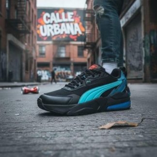 TENIS CASUAL VIS2K JR NEGRO PUMA