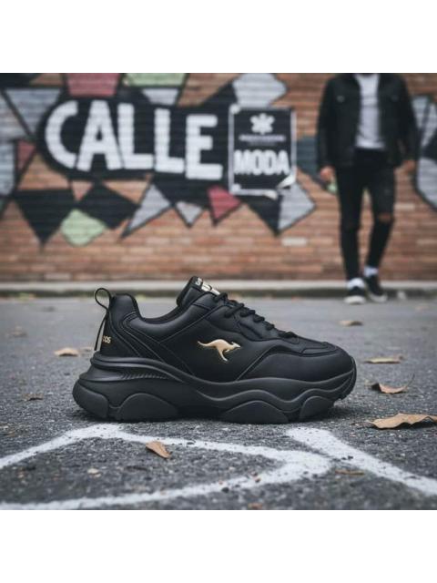 TENIS CHUNKY NEGRO KANGAROOS