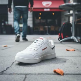 TENIS CLASICO BLANCO DUCATI