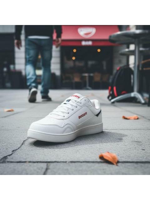 TENIS CLASICO BLANCO DUCATI
