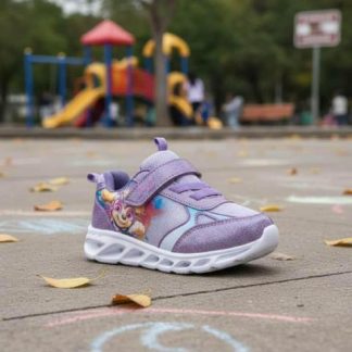 TENIS CON LUCES LILA PAW PATROL