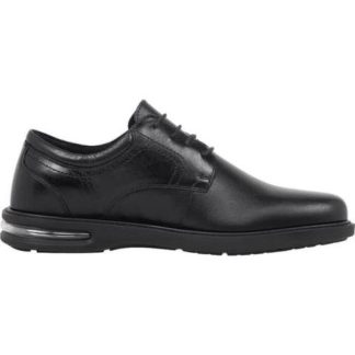 TENIS CONFORT PIEL NEGRO FLEXI