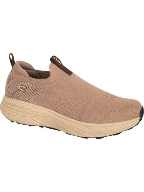 TENIS CONFORT TELA CLASICO SLIP ON BEIGE COURT - Imagen 2
