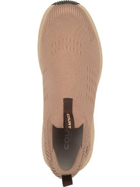 TENIS CONFORT TELA CLASICO SLIP ON BEIGE COURT - Imagen 3