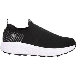 TENIS CONFORT TELA CLASICO SLIP ON NEGRO COURT