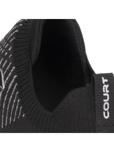 TENIS CONFORT TELA CLASICO SLIP ON NEGRO COURT - Imagen 6