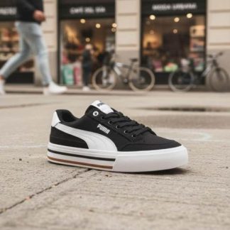 TENIS COURT CLASSIC BLANCO/NEGRO PUMA