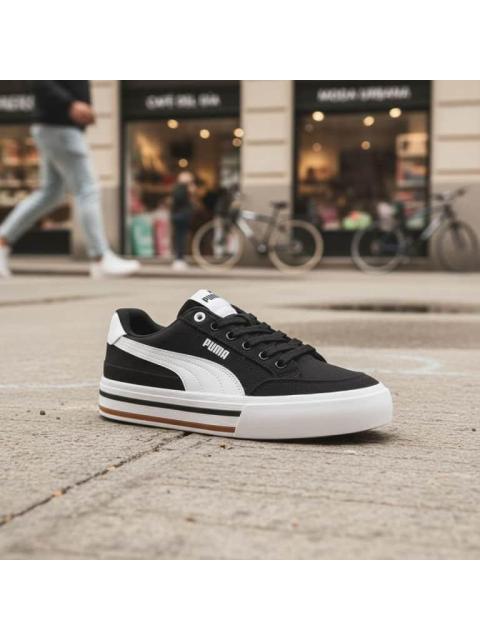 TENIS COURT CLASSIC BLANCO/NEGRO PUMA