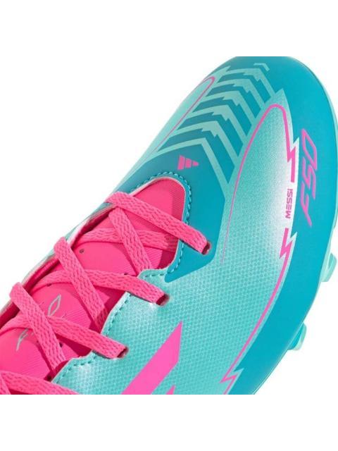 TENIS DE FUTBOL F50 CLUB FG MG MESSI AZUL TURQUESA ADIDAS - Imagen 6