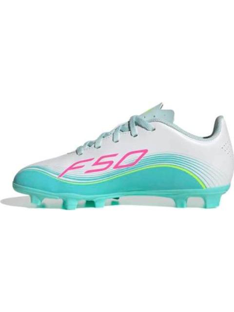 TENIS DE FUTBOL F50 MESSI CLUB FG MG J BLANCO ADIDAS - Imagen 5