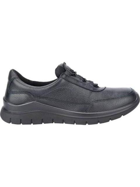 TENIS DE PIEL NEGRO FLEXI - Imagen 2