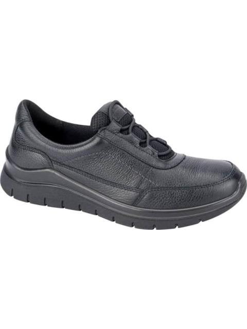 TENIS DE PIEL NEGRO FLEXI - Imagen 3