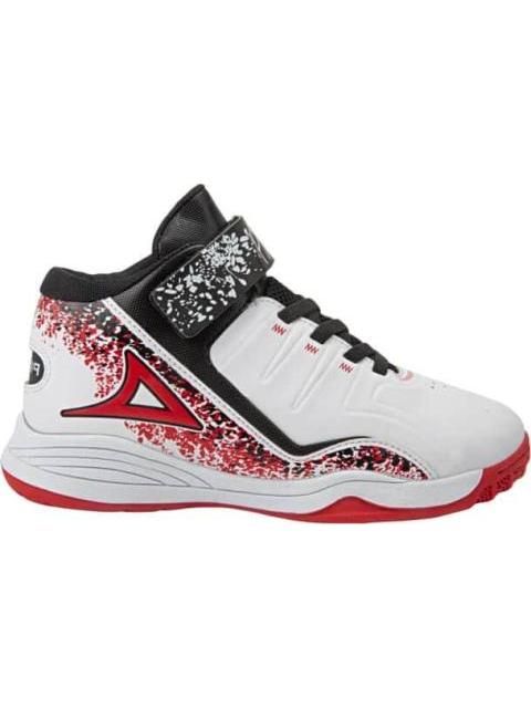 TENIS DEPORTIVO BASKETBALL AGUJETA ELASTICA CONTACTEL BLANCO/NEGRO PIRMA