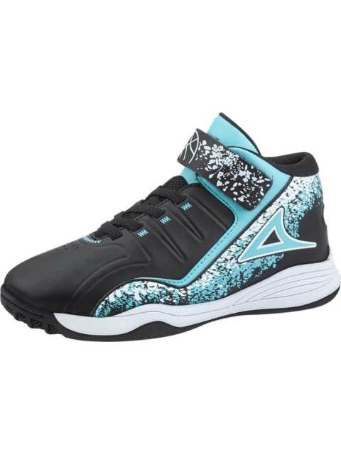 TENIS DEPORTIVO BASKETBALL AGUJETA ELASTICA CONTACTEL NEGRO PIRMA - Imagen 3