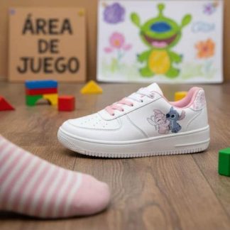TENIS ESCOLAR STITCH BLANCO DISNEY