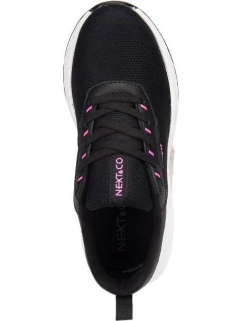 TENIS FITNESS DEPORTIVO VALVULA DE AIRE NEGRO NEXT CO - Imagen 3
