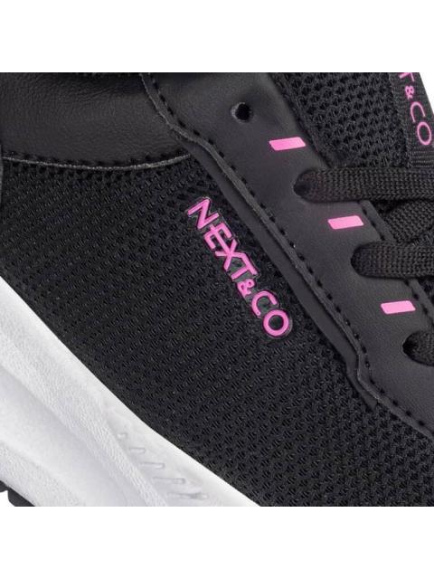 TENIS FITNESS DEPORTIVO VALVULA DE AIRE NEGRO NEXT CO - Imagen 6