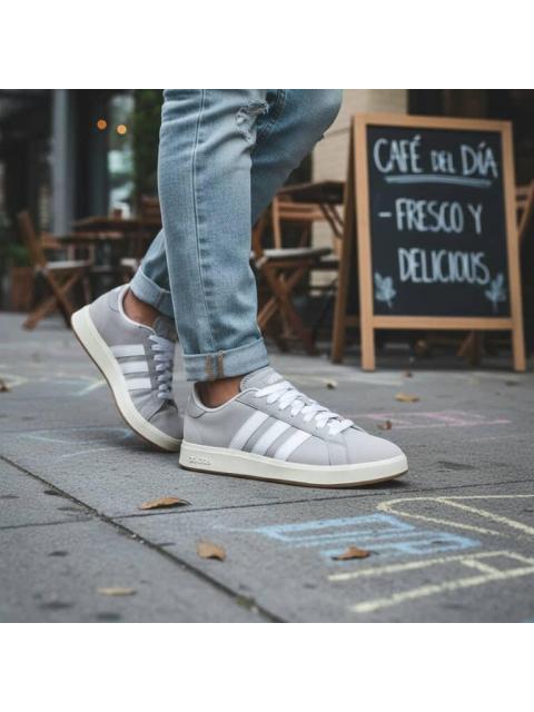 TENIS GRAND COURT GRIS ADIDAS