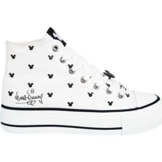 TENIS MICKEY MOUSE BOTA BLANCO/NEGRO MICKEY MOUSE