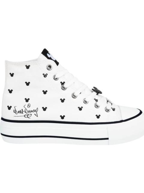 TENIS MICKEY MOUSE BOTA BLANCO/NEGRO MICKEY MOUSE