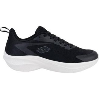 TENIS PARA CORRER LORETTO BLANCO/NEGRO LOTTO