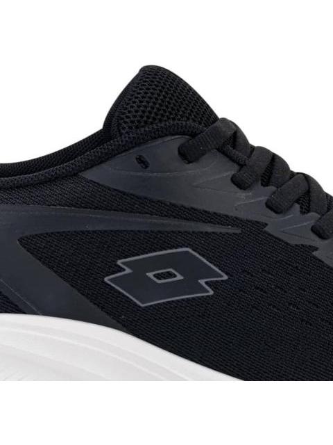 TENIS PARA CORRER LORETTO BLANCO/NEGRO LOTTO - Imagen 6