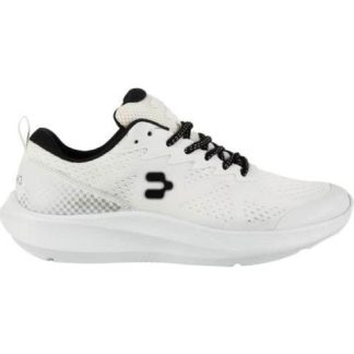 TENIS PARA CORRER MALLA SAGRES BLANCO/NEGRO CHARLY