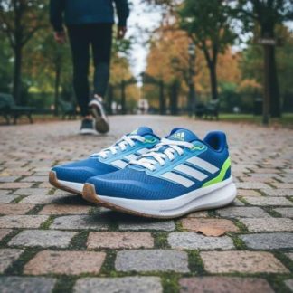 TENIS PARA CORRER RUN FALCON 5 J AZUL ADIDAS