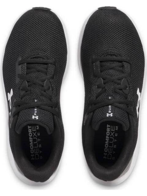TENIS PARA CORRER UA W CHARGED PURSUIT 4 BLANCO/NEGRO UNDER ARMOUR - Imagen 3