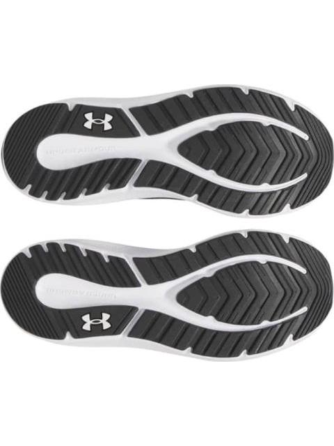 TENIS PARA CORRER UA W CHARGED PURSUIT 4 BLANCO/NEGRO UNDER ARMOUR - Imagen 4
