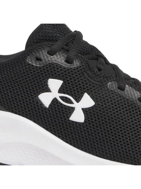 TENIS PARA CORRER UA W CHARGED PURSUIT 4 BLANCO/NEGRO UNDER ARMOUR - Imagen 6