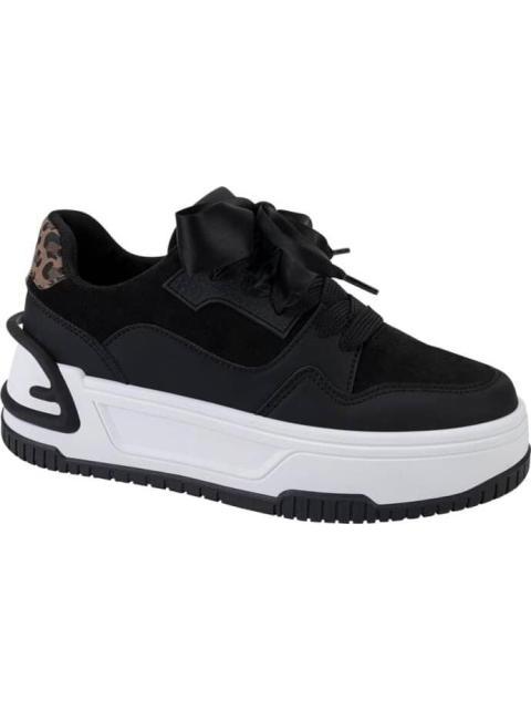 TENIS PLATAFORMA ANIMAL PRINT NEGRO NEXT CO - Imagen 2
