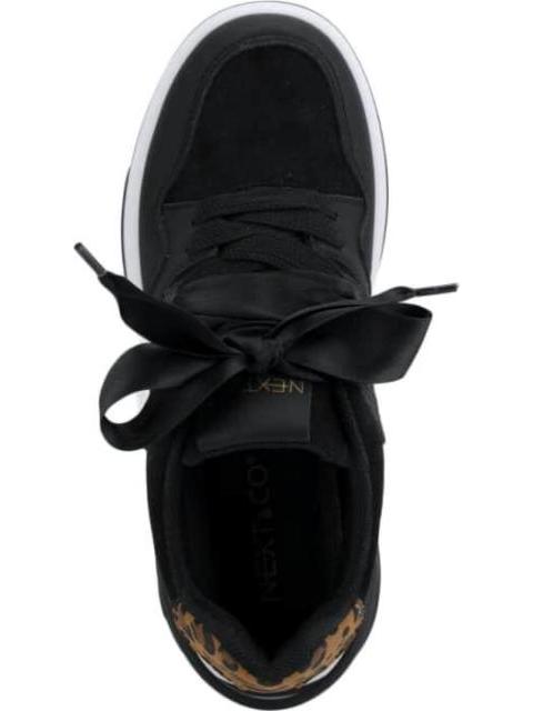 TENIS PLATAFORMA ANIMAL PRINT NEGRO NEXT CO - Imagen 3