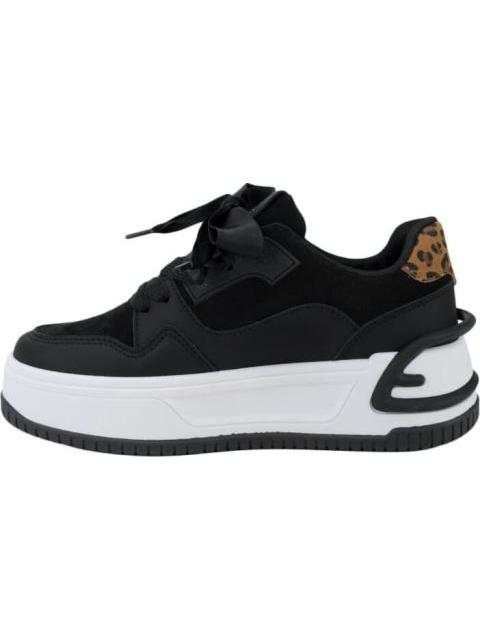 TENIS PLATAFORMA ANIMAL PRINT NEGRO NEXT CO - Imagen 5