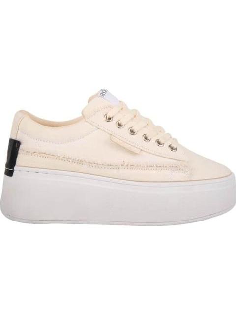 TENIS PLATAFORMA CARELIZ CASUAL LONA BEIGE GOSH