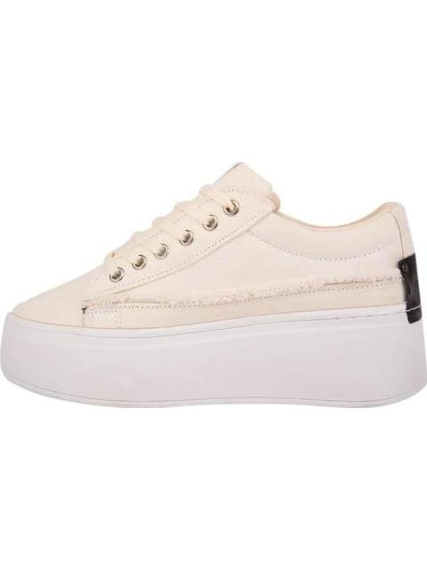 TENIS PLATAFORMA CARELIZ CASUAL LONA BEIGE GOSH - Imagen 5