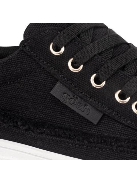 TENIS PLATAFORMA CARELIZ CASUAL LONA NEGRO GOSH - Imagen 6